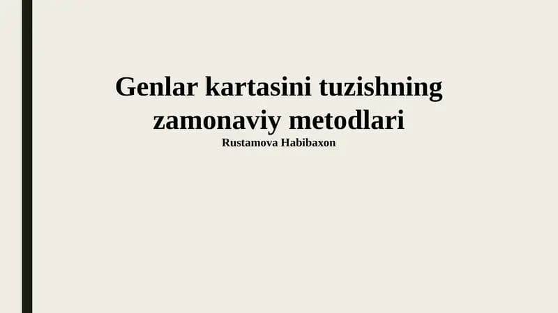 Zamonaviy genealogik jadvallar
