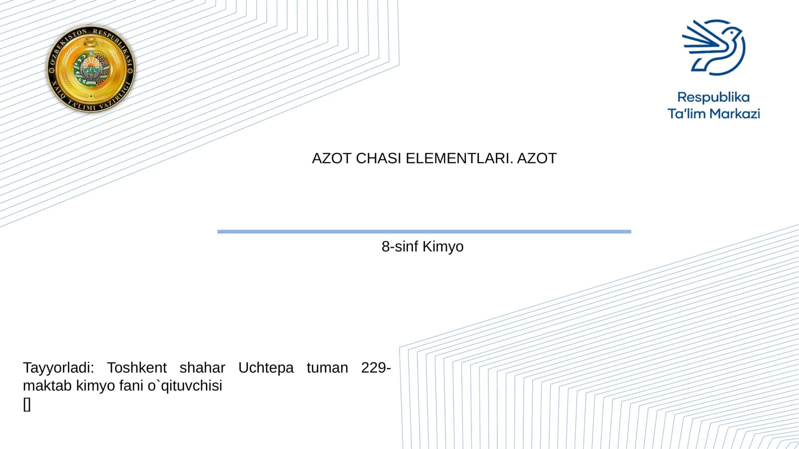 AZOT CHASI ELEMENTLARI