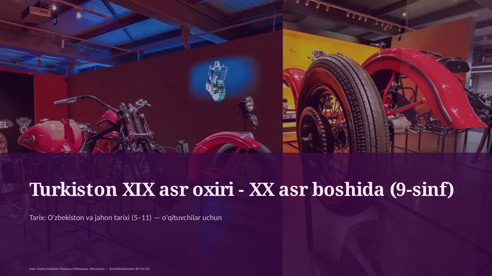 Turkiston XIX asr oxiri - XX asr boshida (9-sinf)
