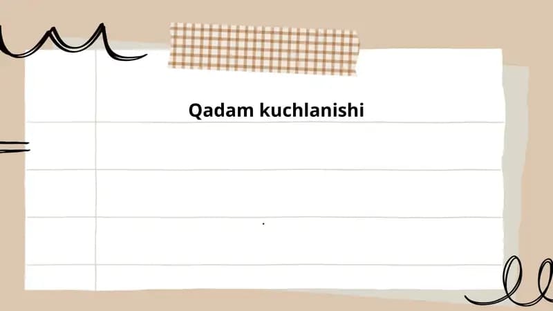 Qadam kuchlanishi