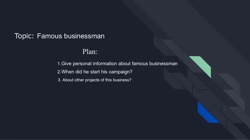 Famous businessman​