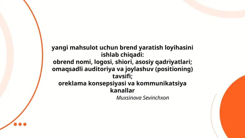 Yaratish loyihasi