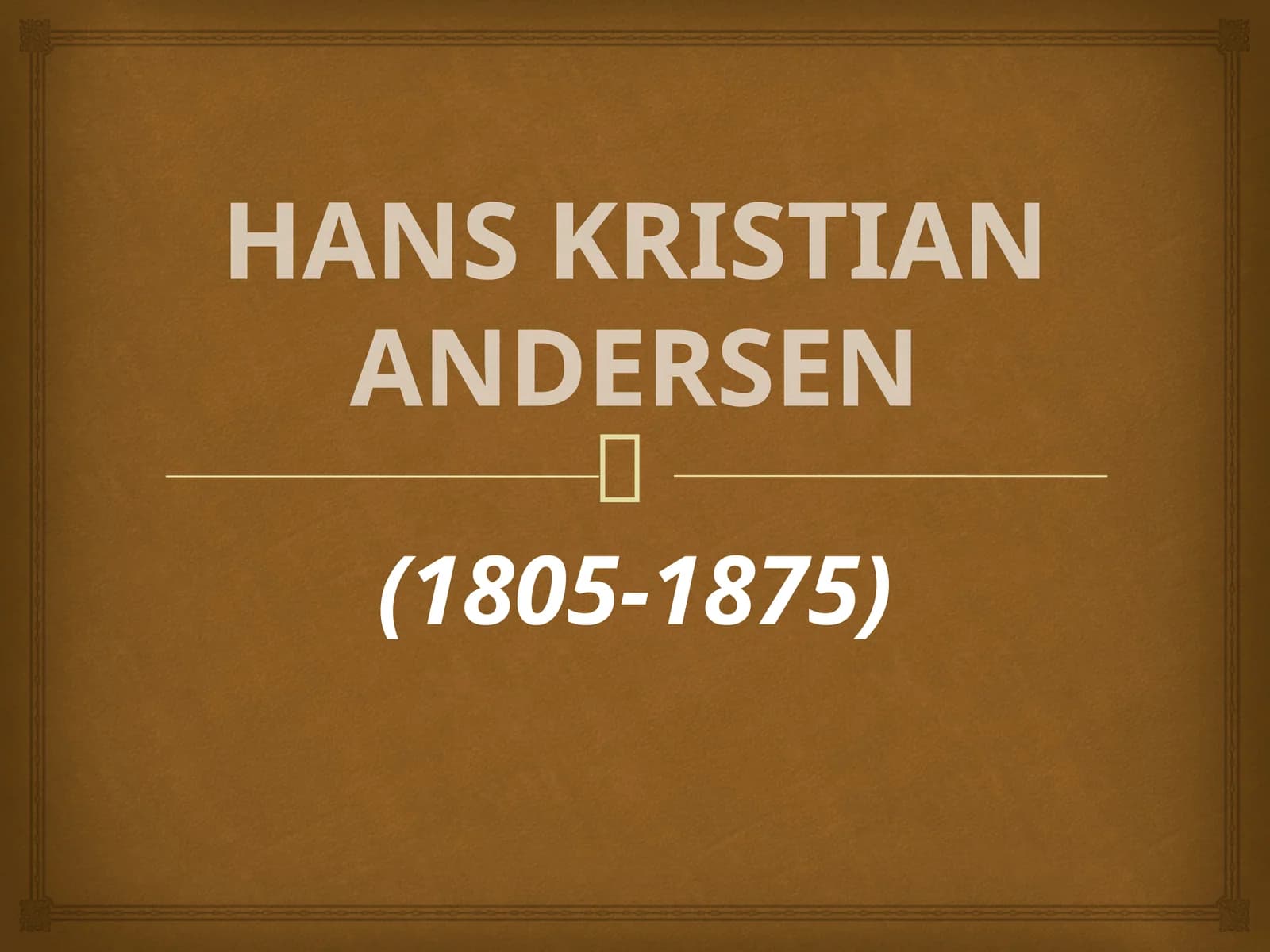 5-sinf Adabiyot Xans Kristian Andersen Bulbul ertagi dars taqdimoti