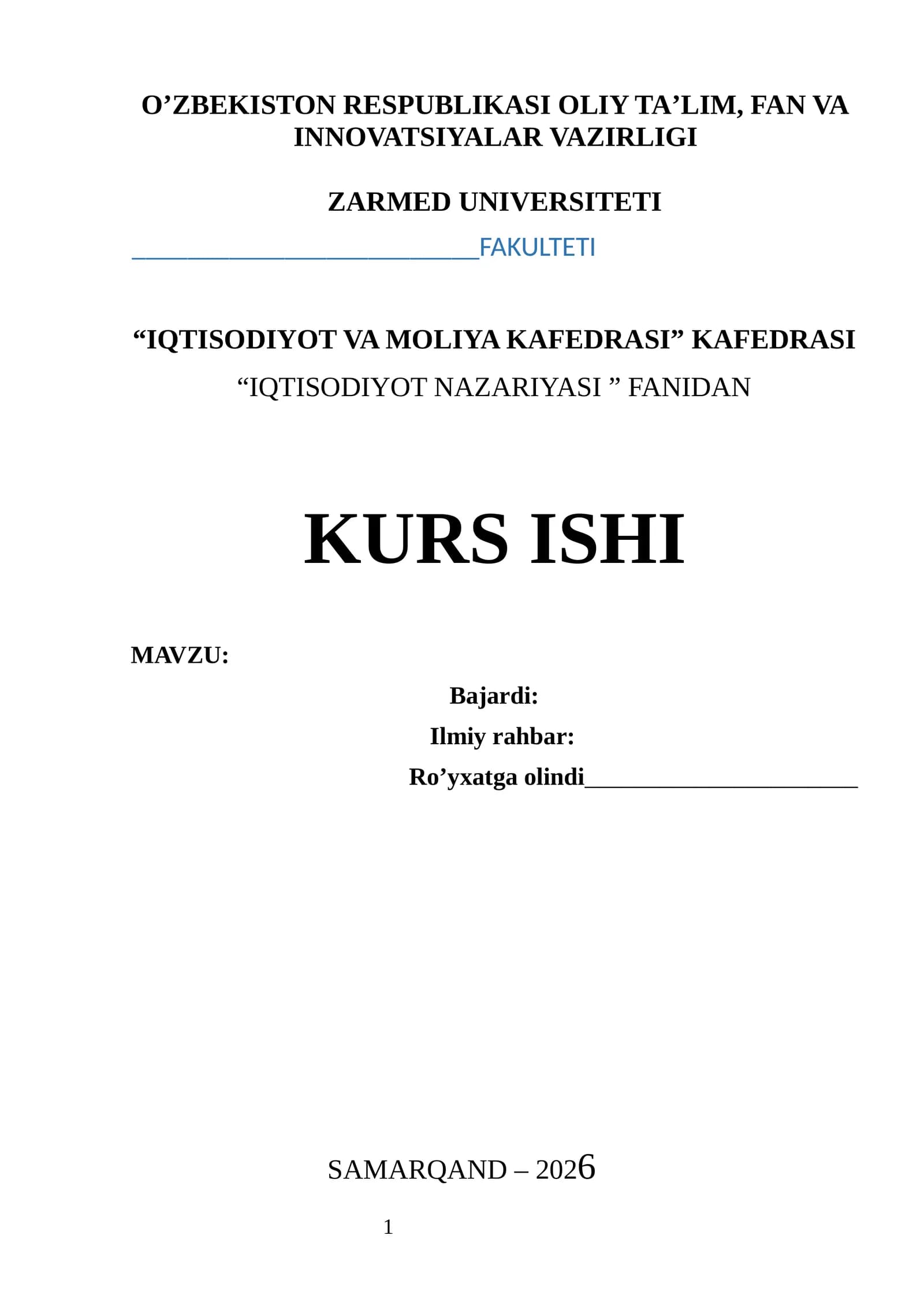 DAROMADLAR TENGSIZLIGINI BAHOLASH USULLARI