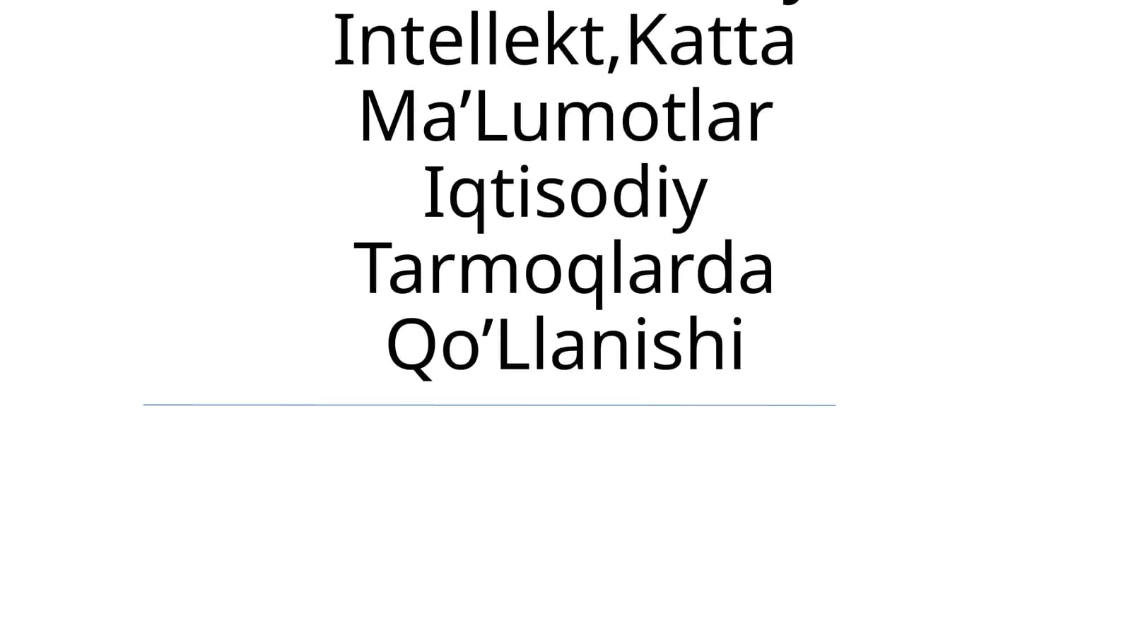Moliya sohasida blokcheyn