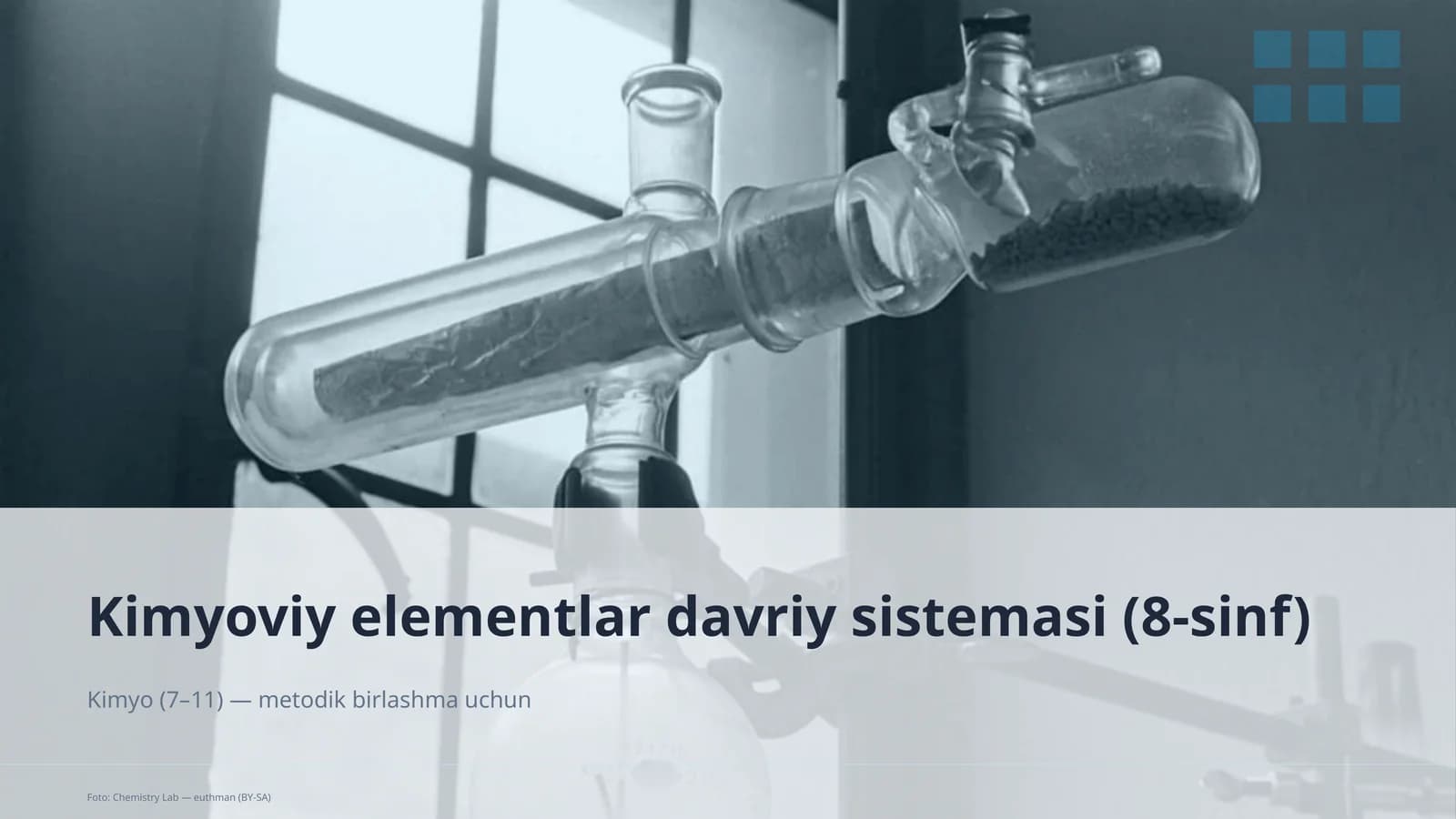 Kimyoviy elementlar davriy sistemasi (8-sinf)