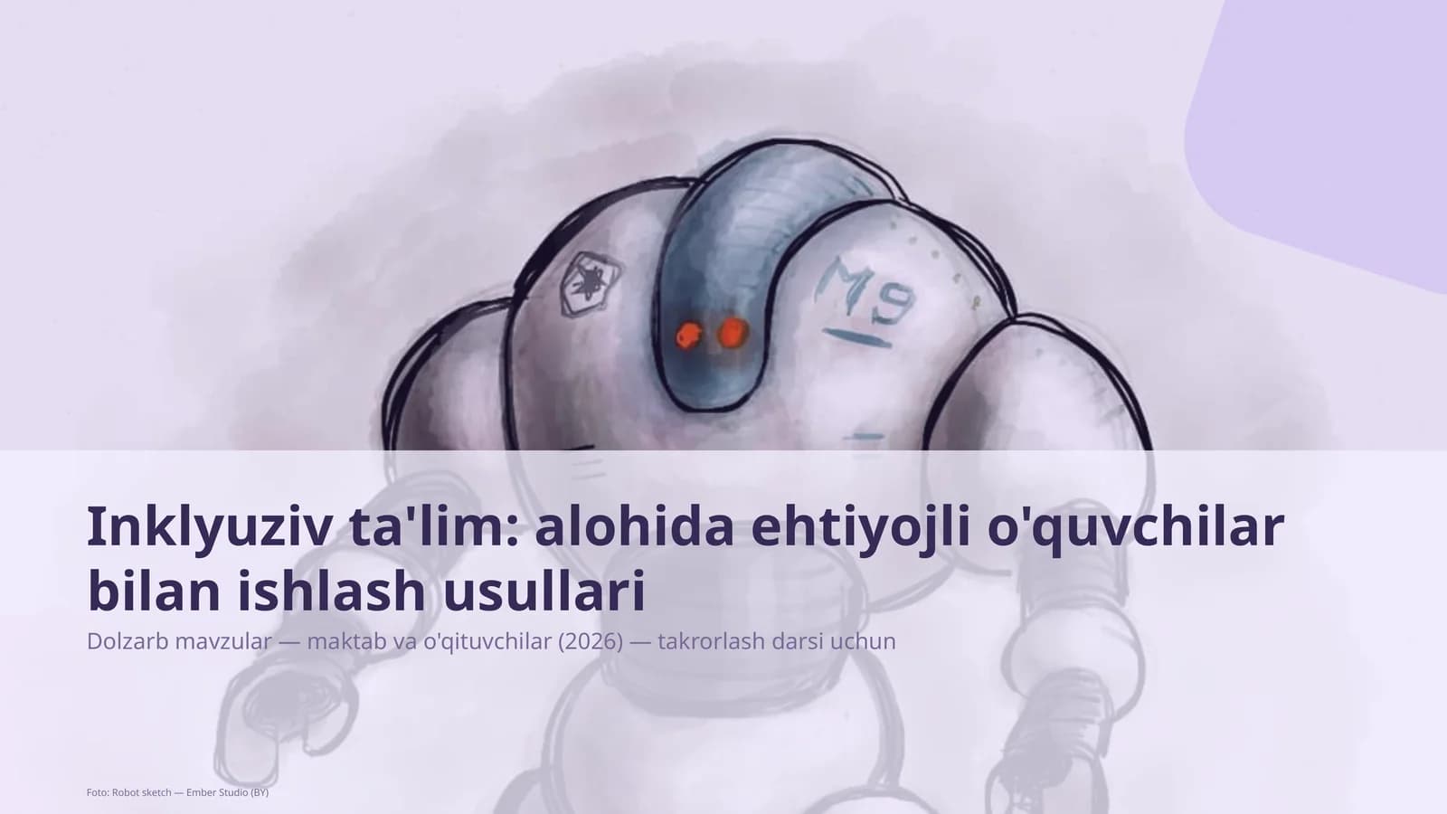 Inklyuziv ta'lim: alohida ehtiyojli o'quvchilar bilan ishlash usullari