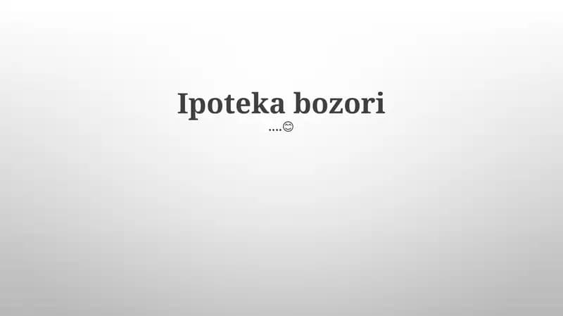 Ipoteka bozori