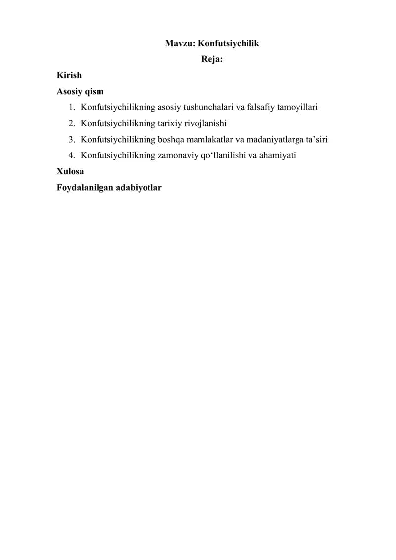 Konfutsiychilik