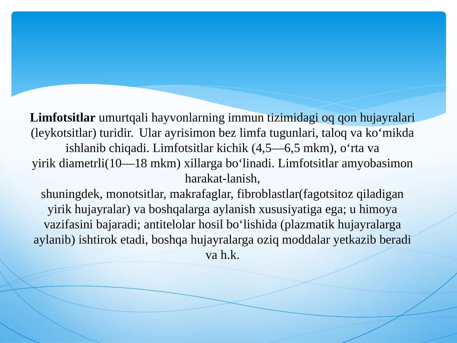 Limfotsitlar