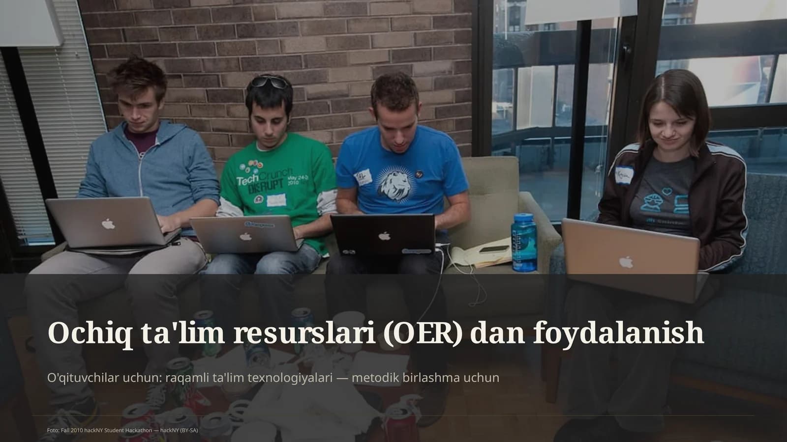 Ochiq ta'lim resurslari (OER) dan foydalanish