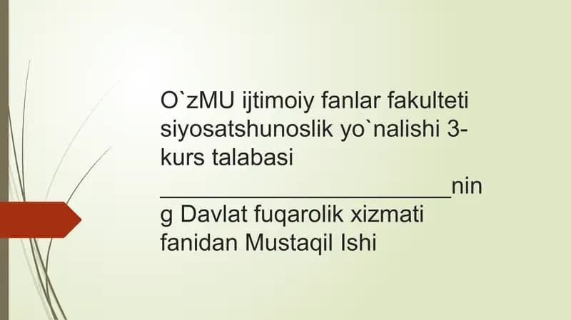 Pokiston davlat fuqarolik tizimi