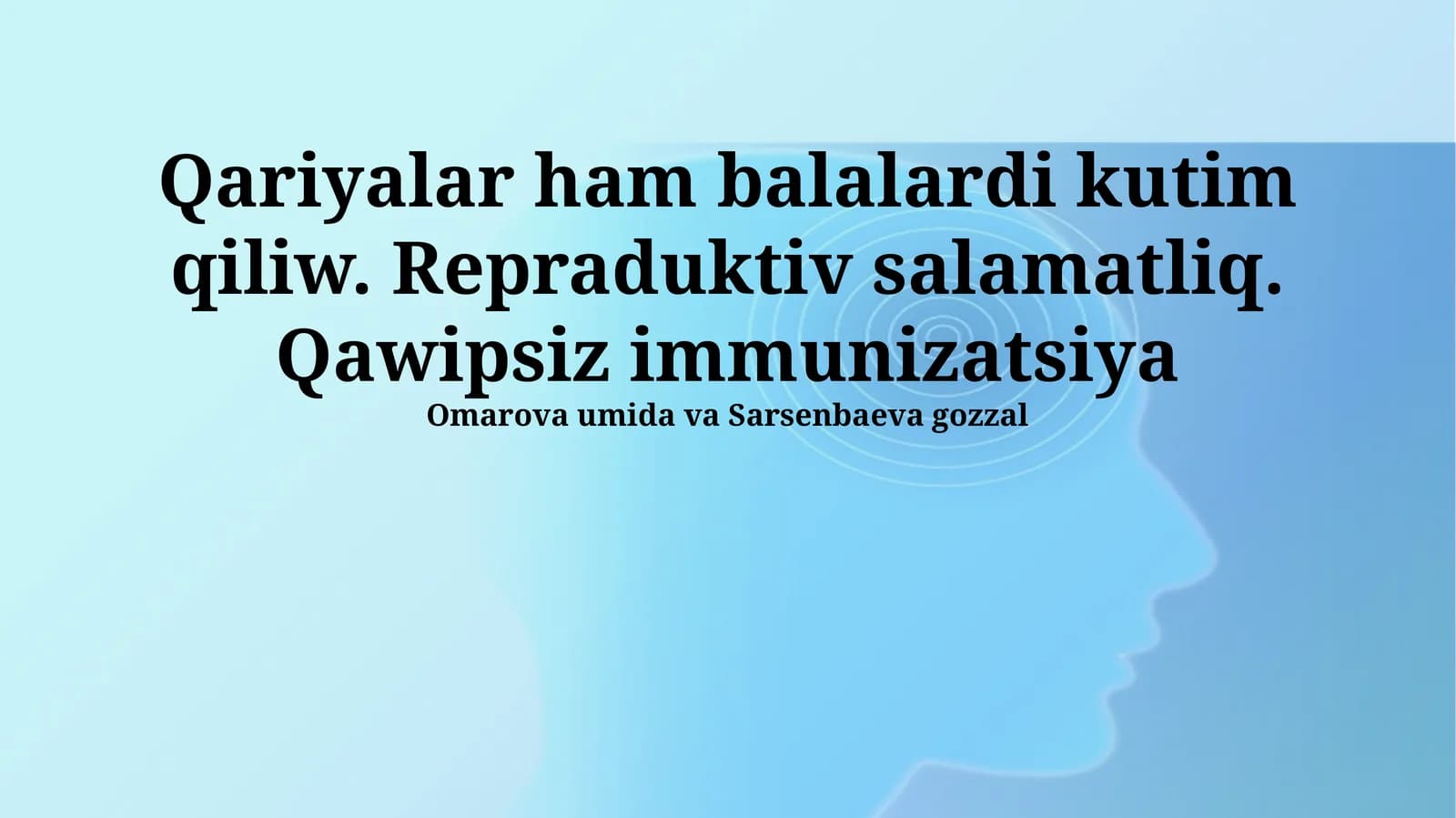 Qáwipsiz immúnizaciya