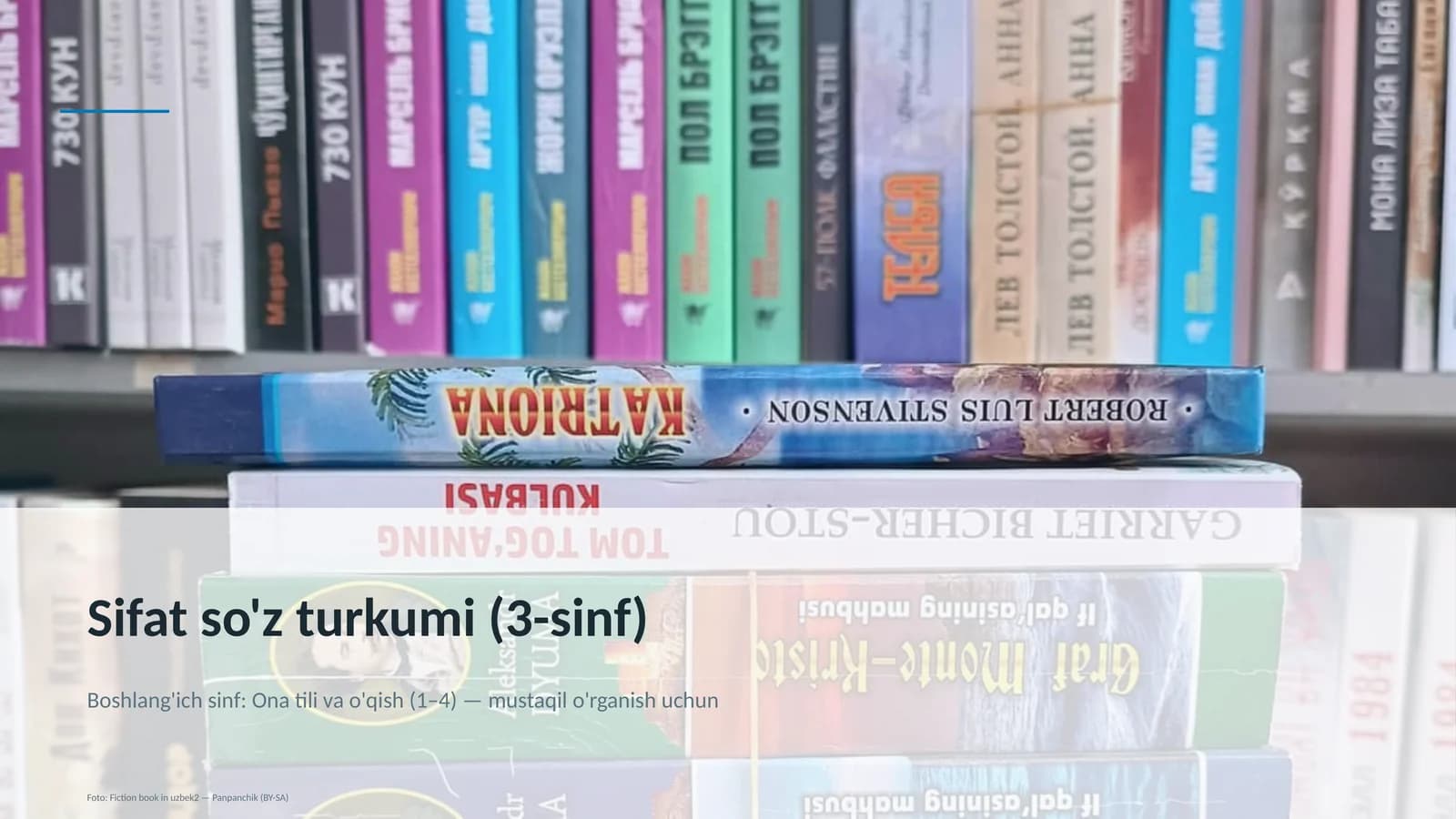 Sifat so'z turkumi (3-sinf)