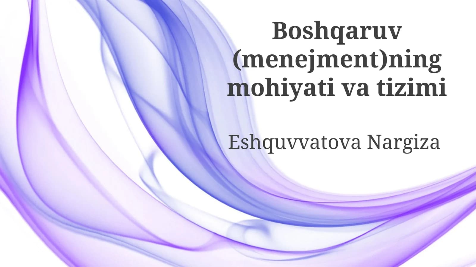 Rahbariyatning Asosiy Vazifalari