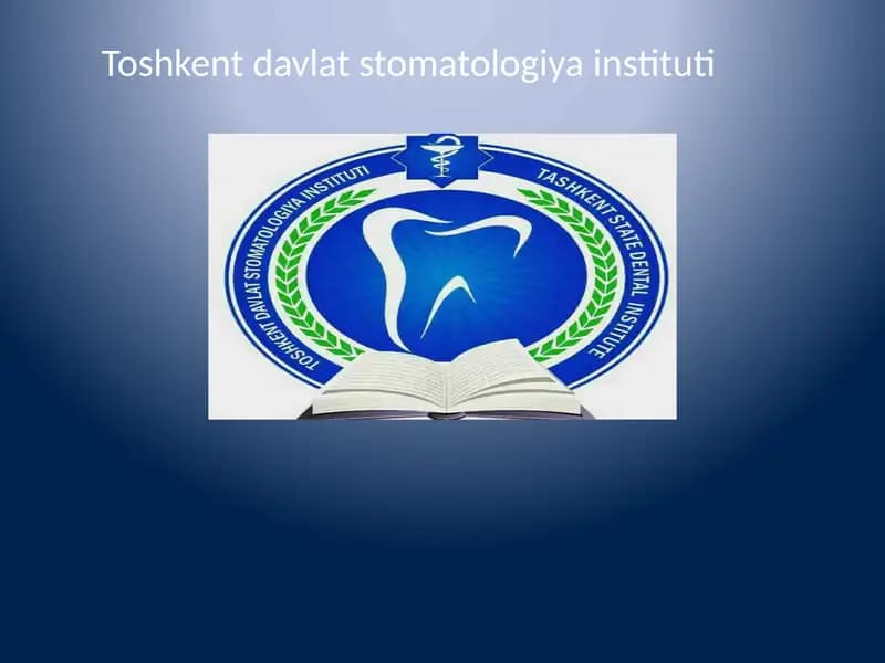 Og'izbo'shlig'ishilliq qavatida sil zaxim kassaliklarida òzgarishlar klinik kechishi