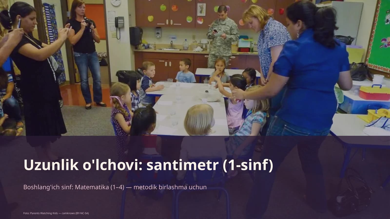 Uzunlik o'lchovi: santimetr (1-sinf)