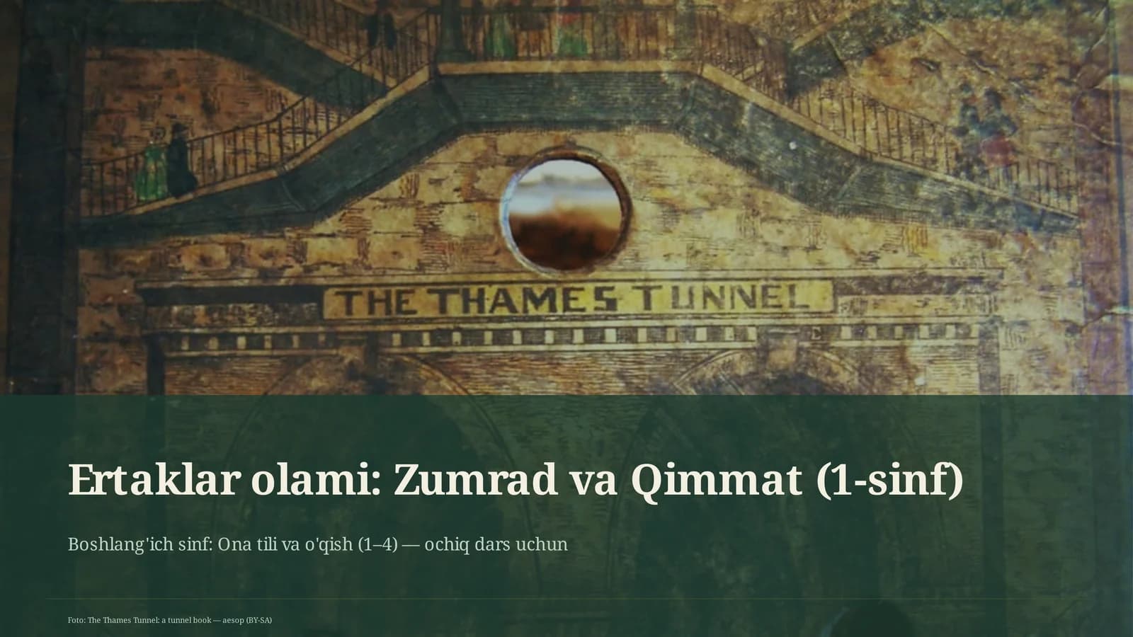 Ertaklar olami: Zumrad va Qimmat (1-sinf)