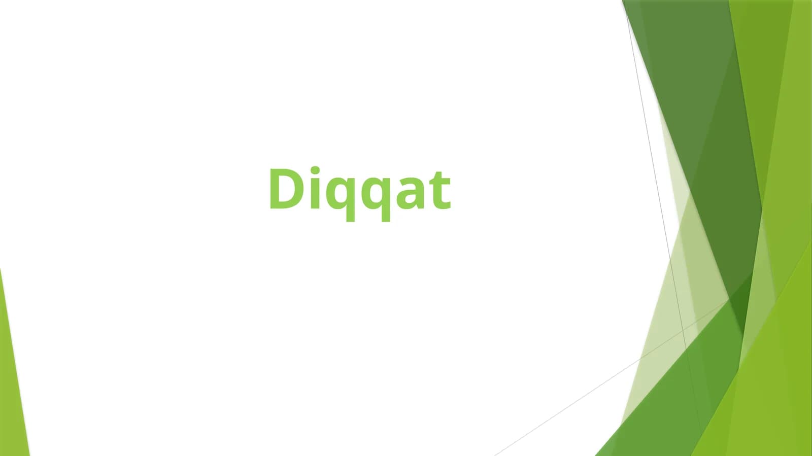 Diqqat