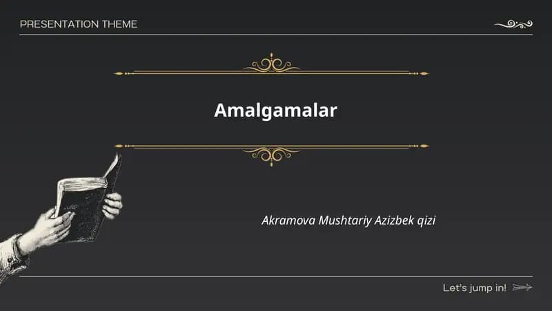 Amalgamalar
