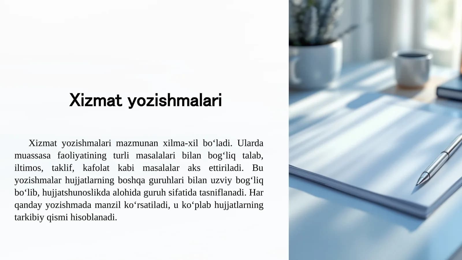 Xizmatyozishmalari