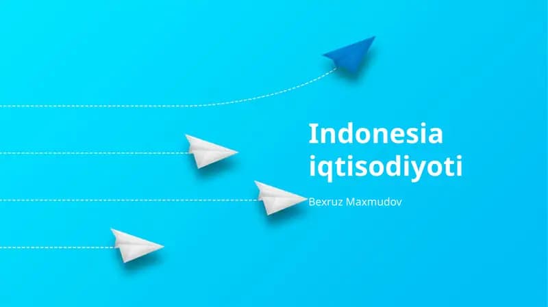 Indonesia iqtisodiyoti