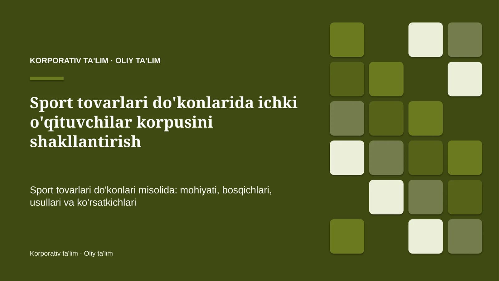 sport tovarlari do'konlarida ichki o'qituvchilar korpusini shakllantirish 7487