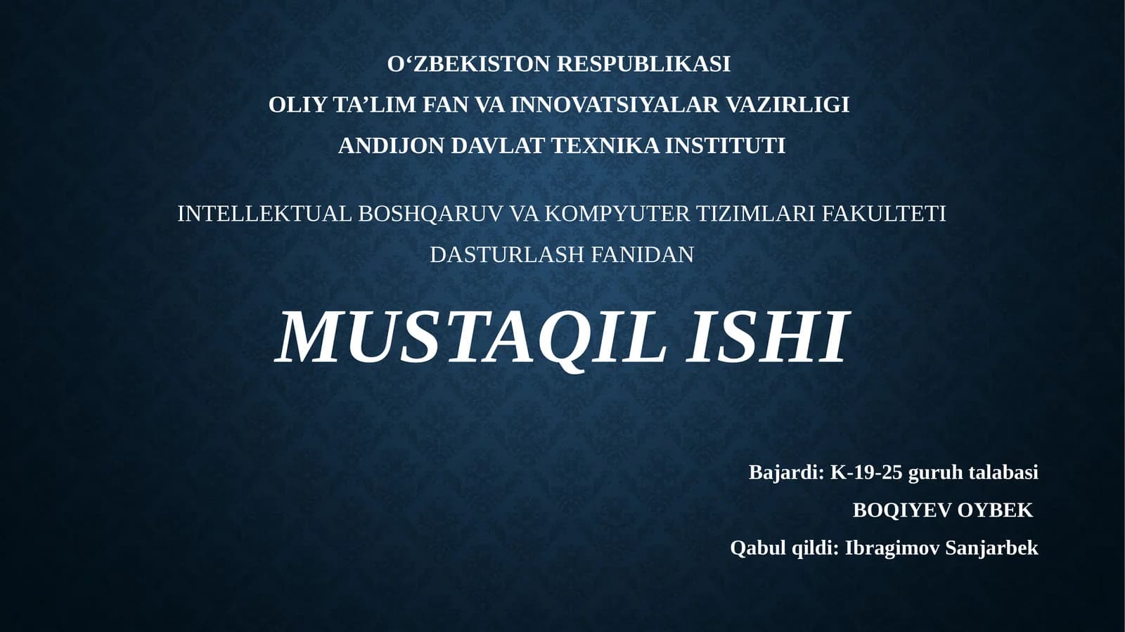 Kontaktlar tizimi