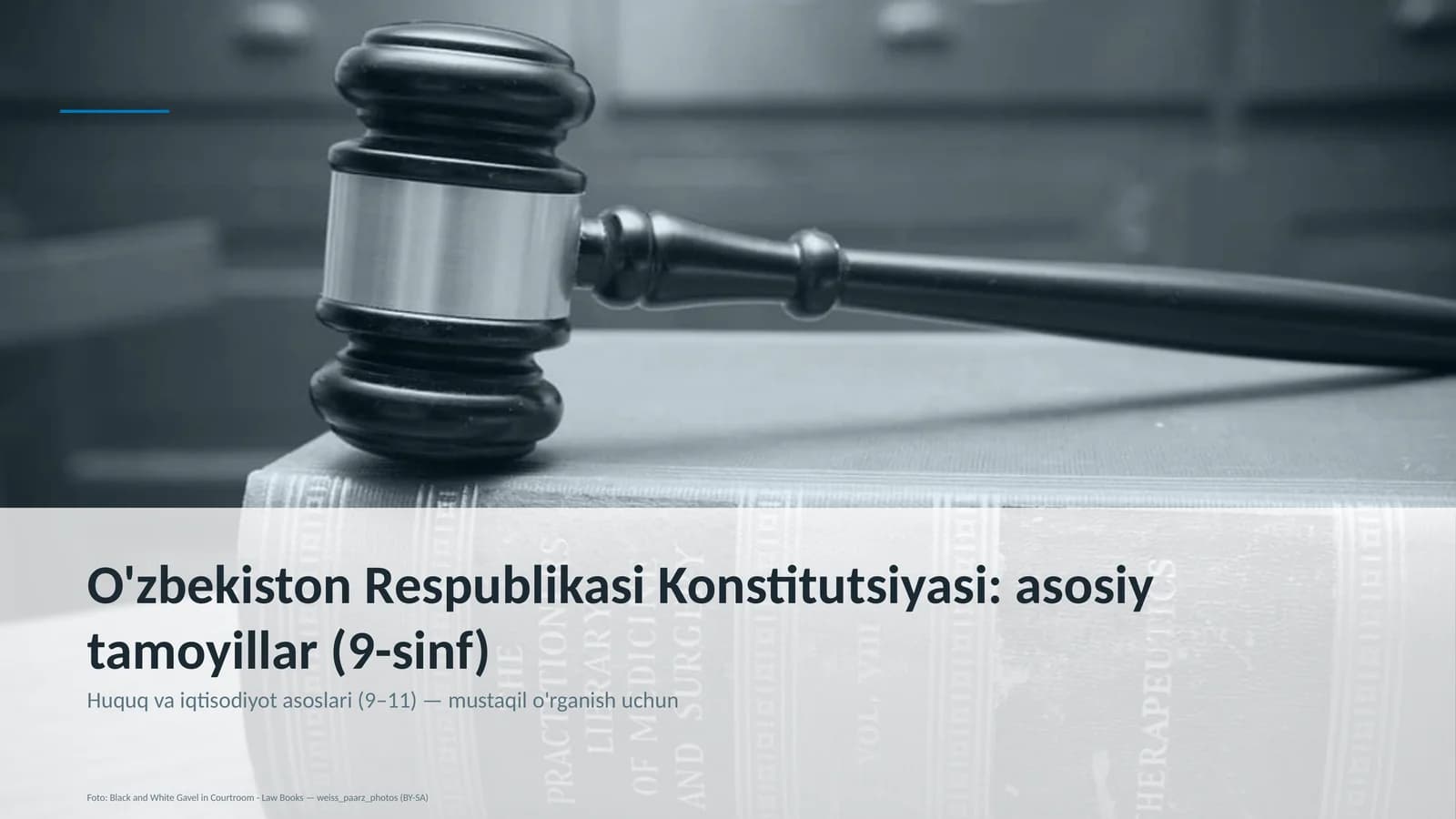 Huquq va iqtisodiyot asoslari (9–11)