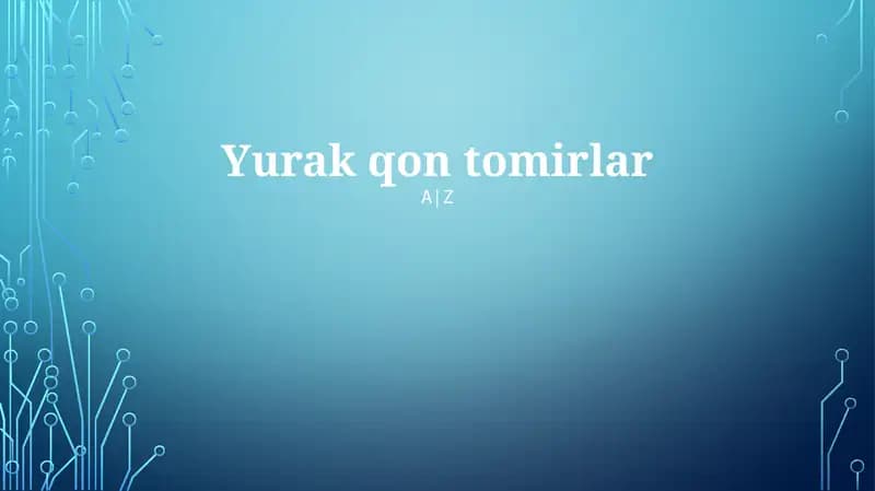 Yurak-qon tomir kasalliklari