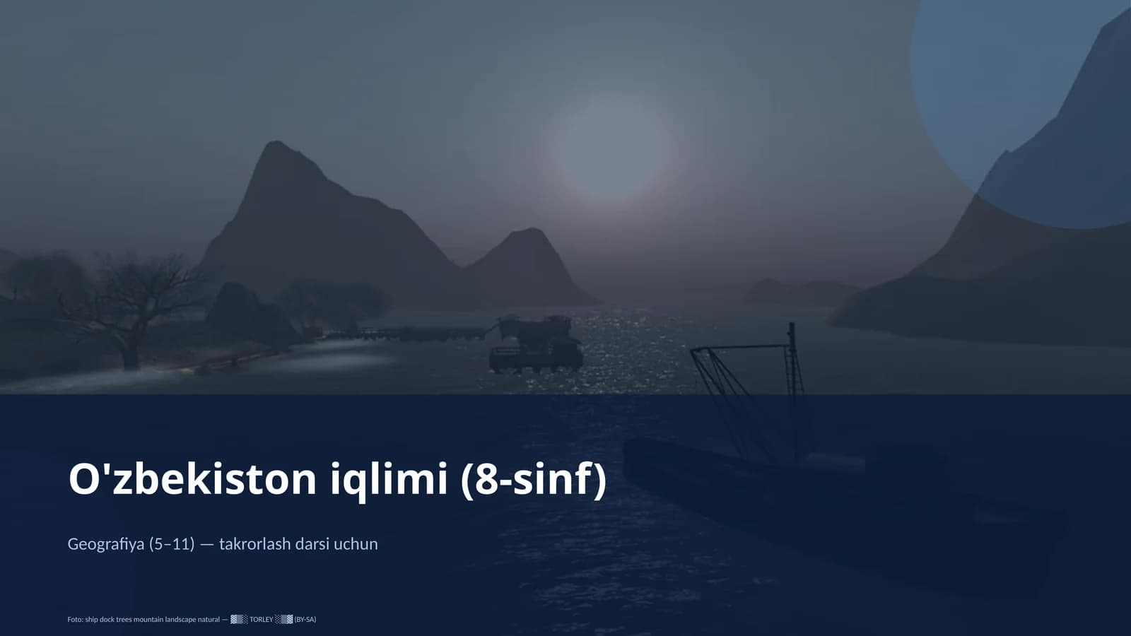 O'zbekiston iqlimi (8-sinf)