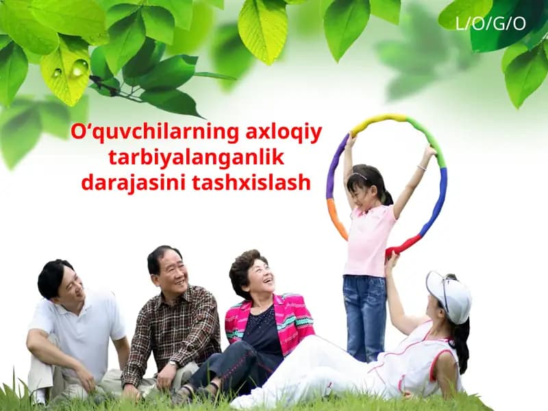 Oʻquvchilarning aqliy tarbiyalanganlik darajasini tashxislash