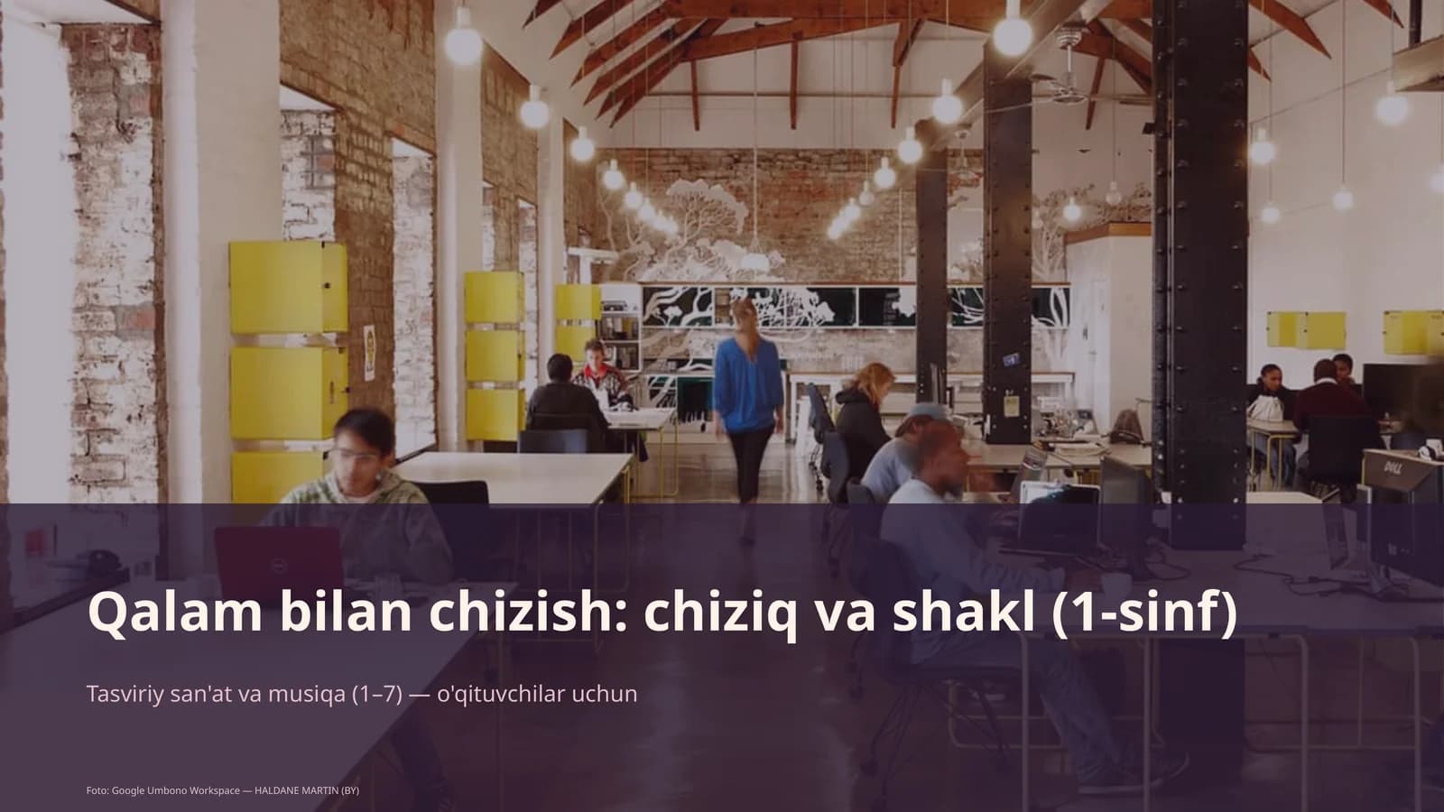 Qalam bilan chizish: chiziq va shakl (1-sinf)