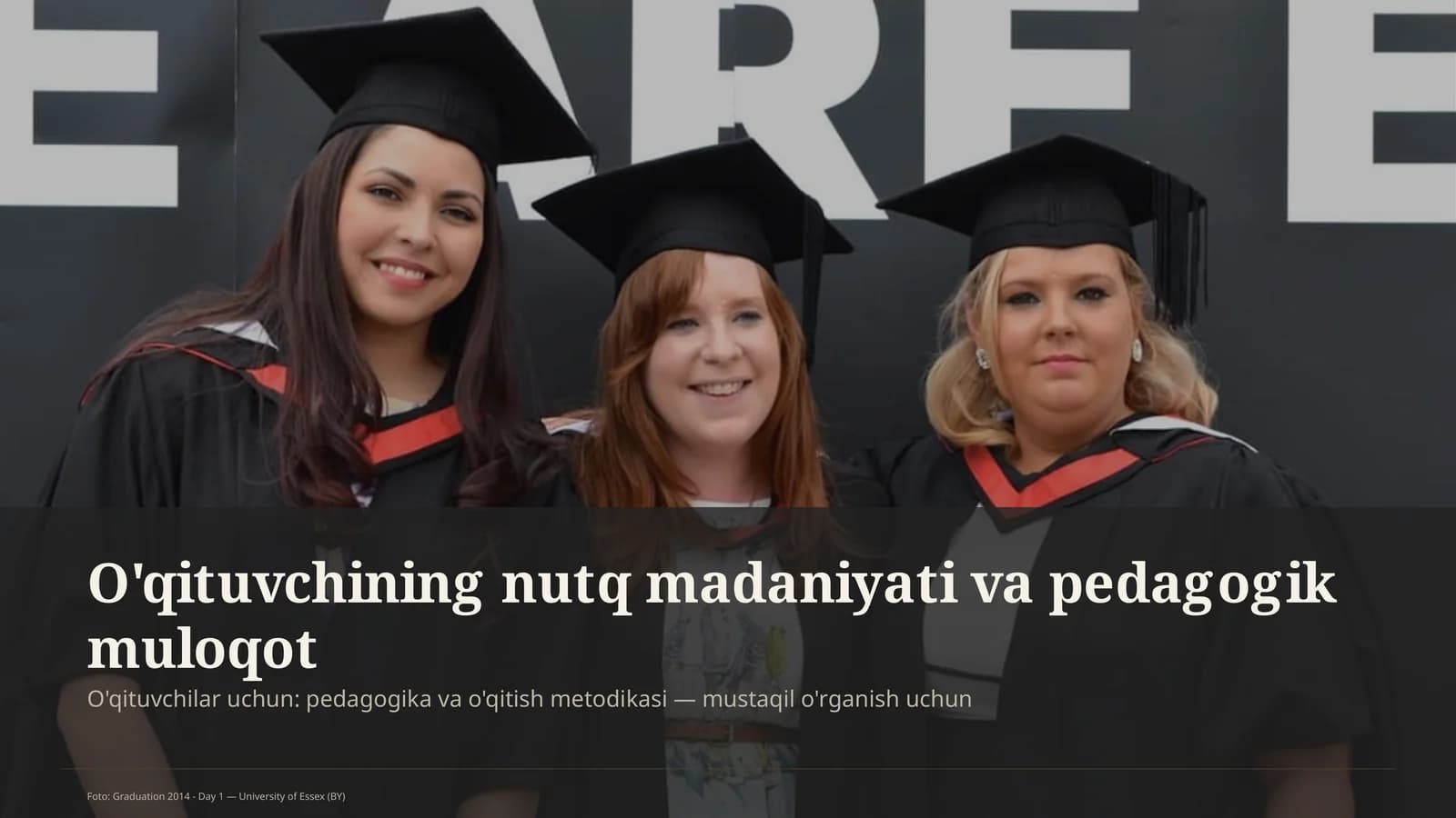 O'qituvchining nutq madaniyati va pedagogik muloqot