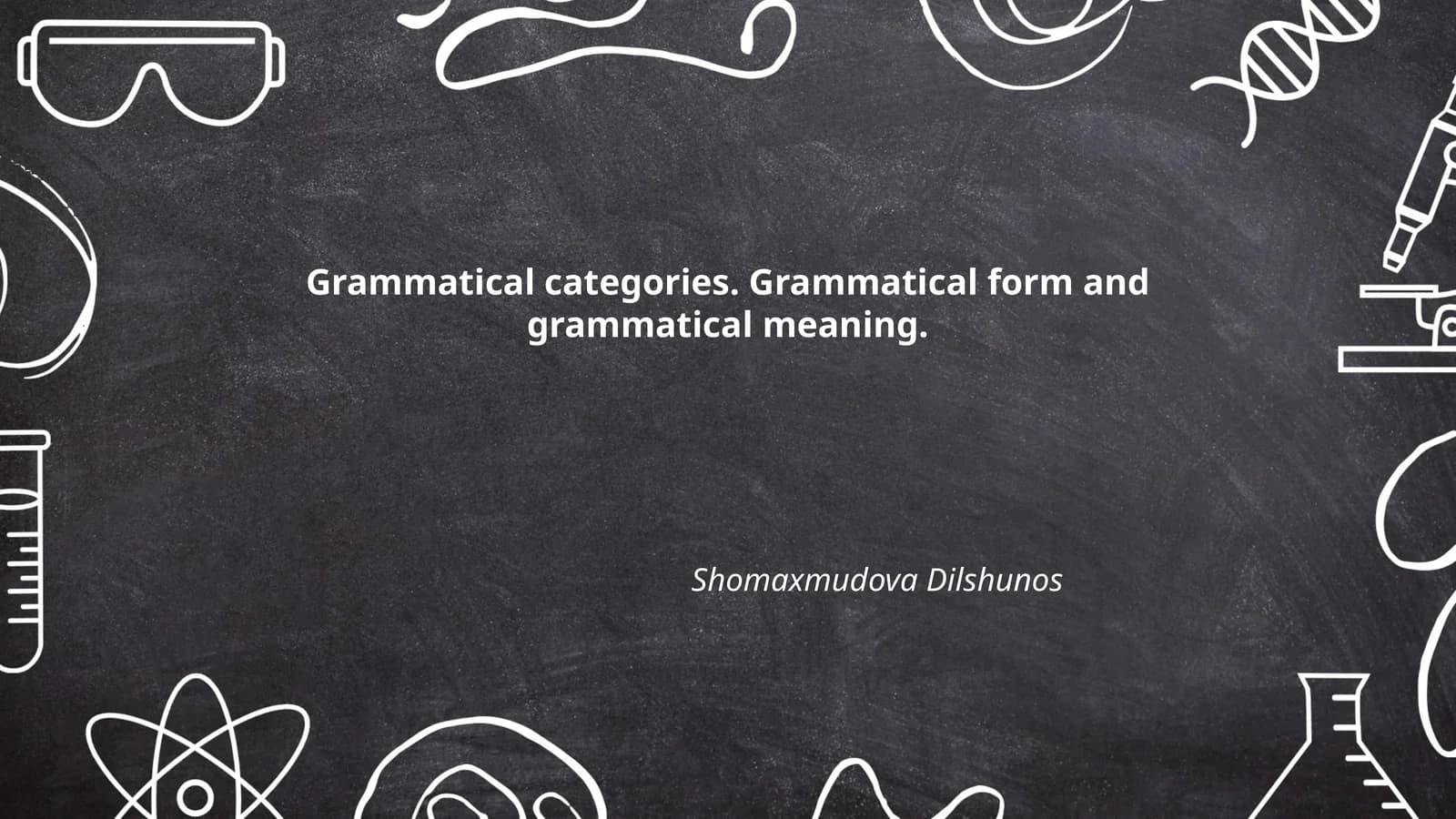 Noun Categories