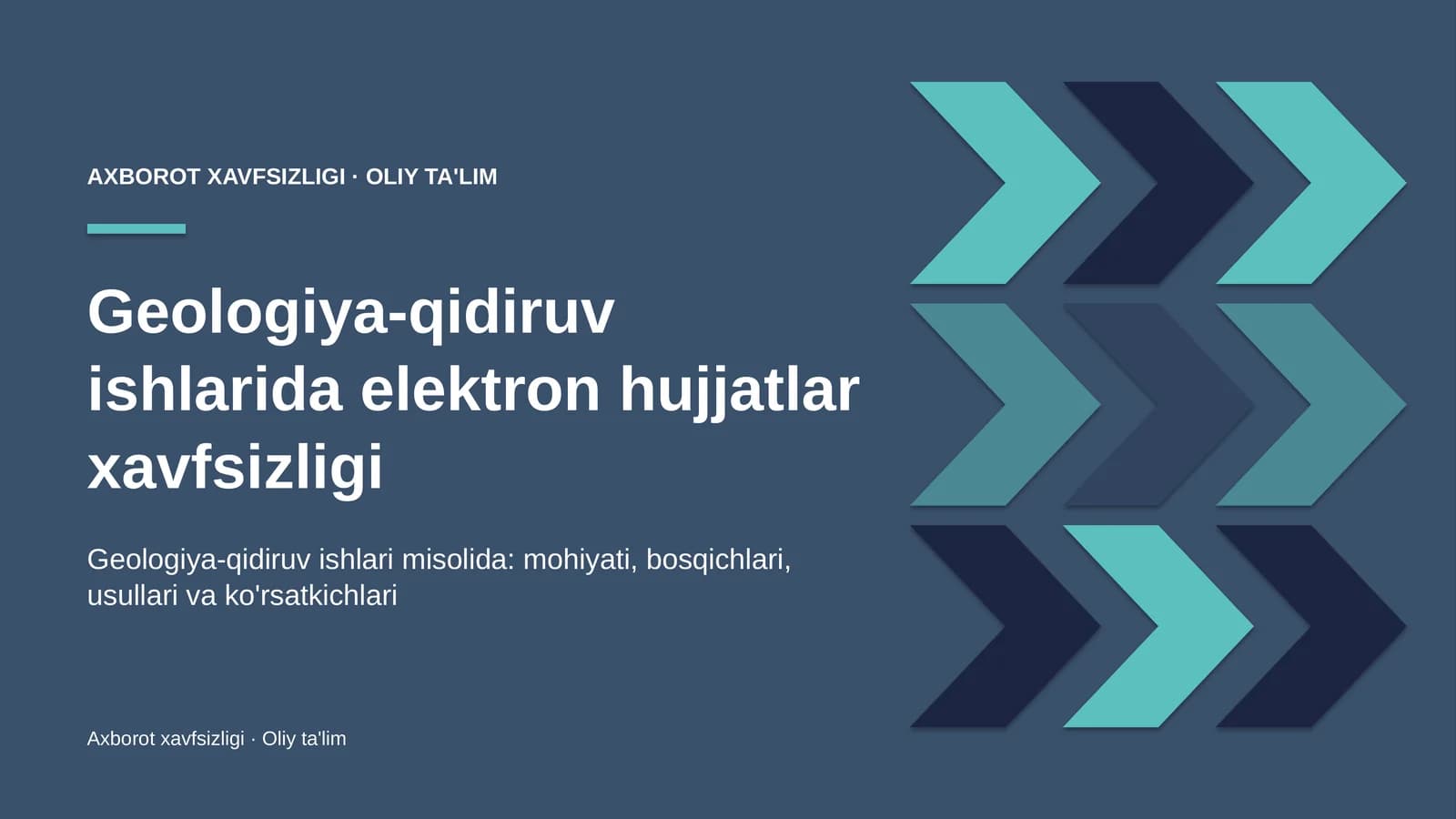 geologiya qidiruv ishlarida elektron hujjatlar xavfsizligi 8193