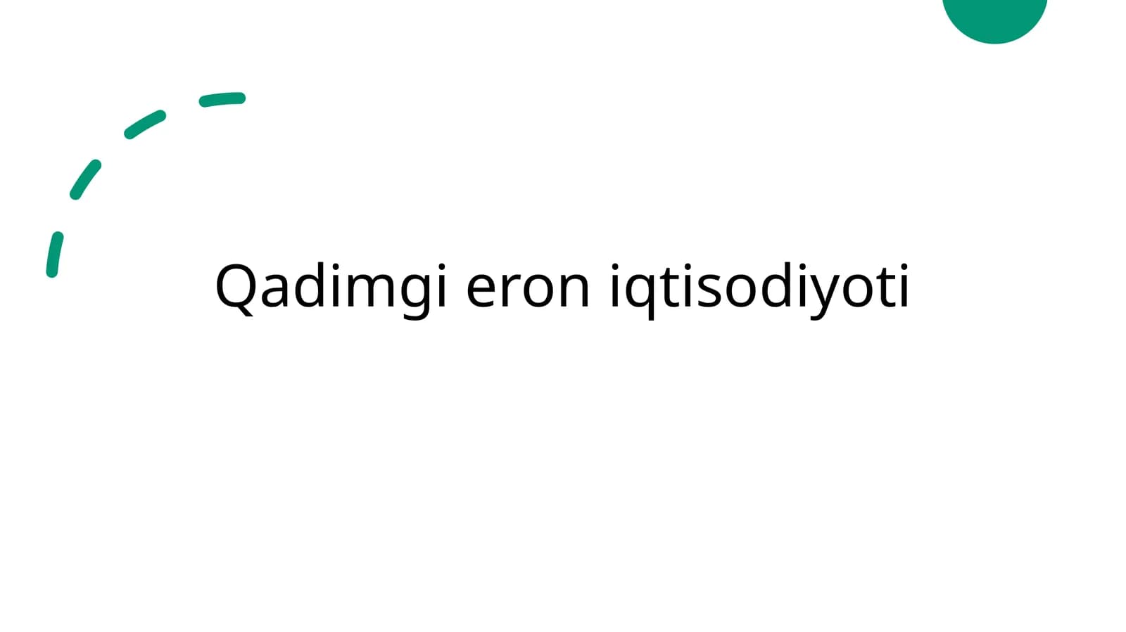 Qadimgi eron iqtisodiyoti