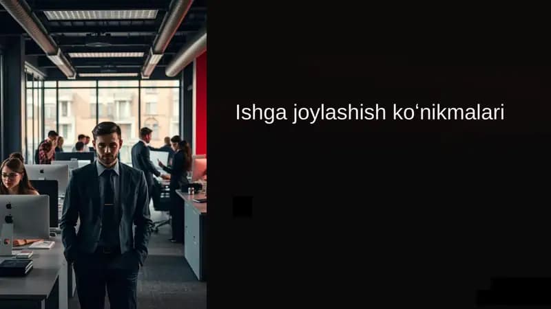 Ishga joylashish koʻnikmalari