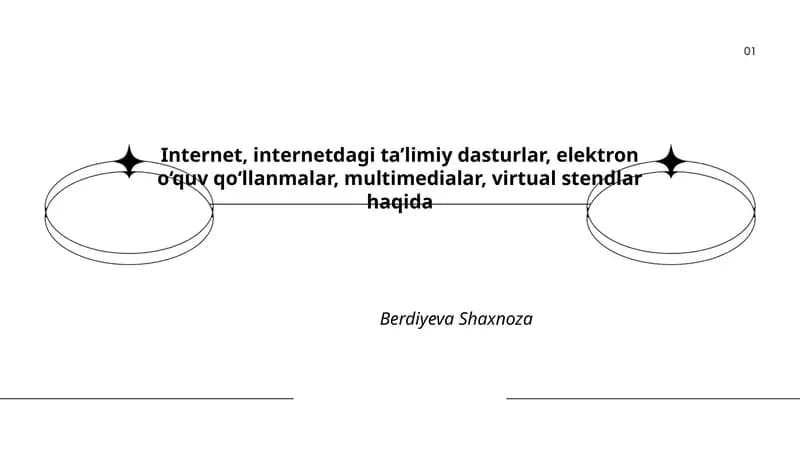 Internetning ta'limiy imkoniyatlari