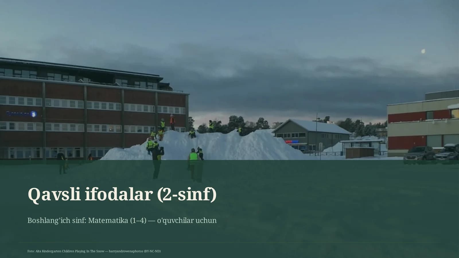 Qavsli ifodalar (2-sinf)