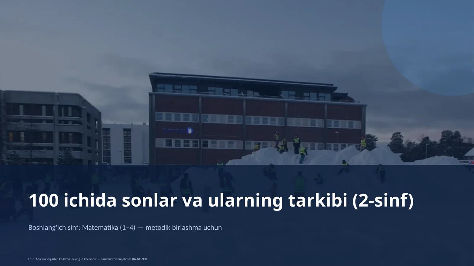 100 ichida sonlar va ularning tarkibi (2-sinf)