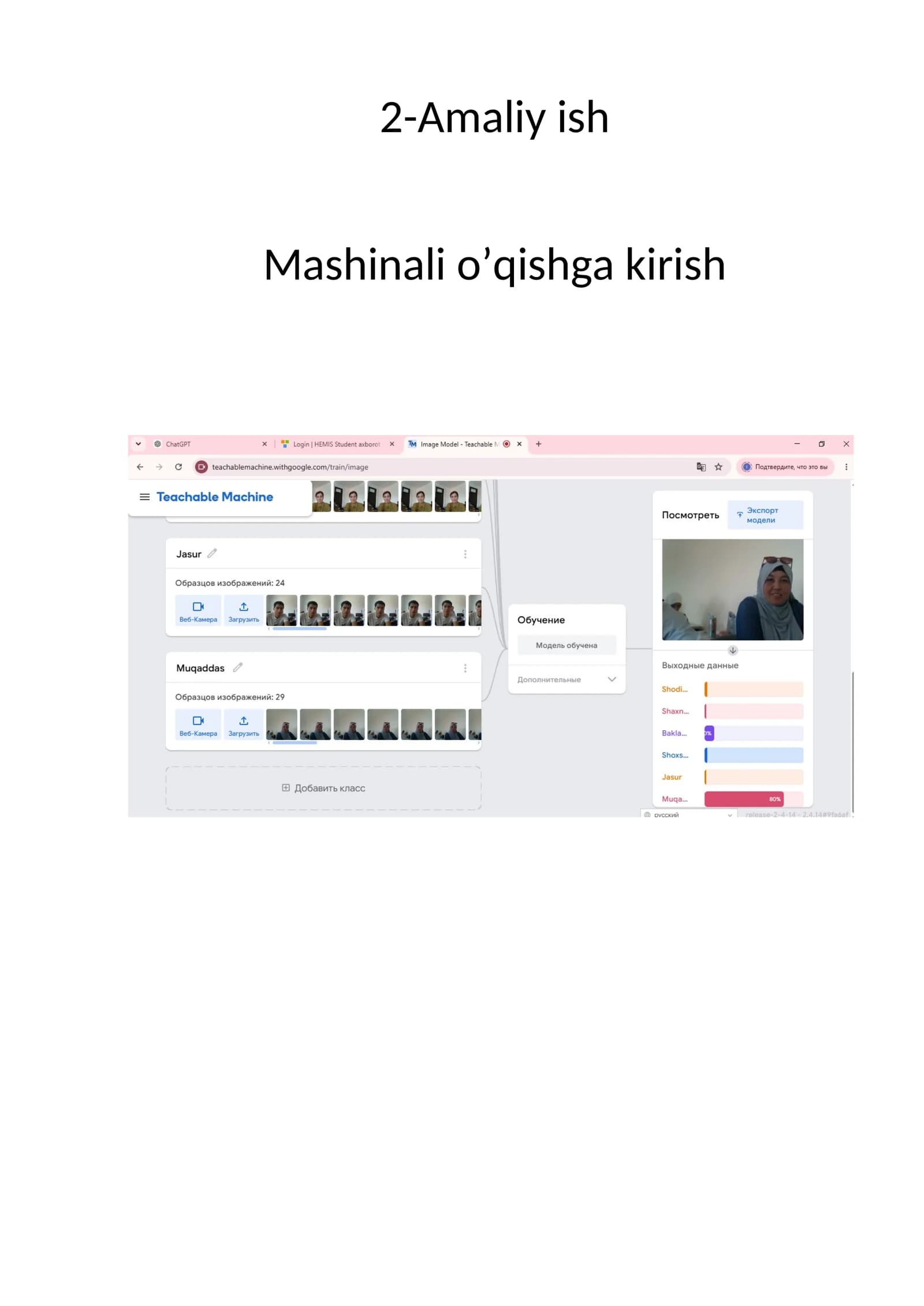 Mashinali o’qishga kirish