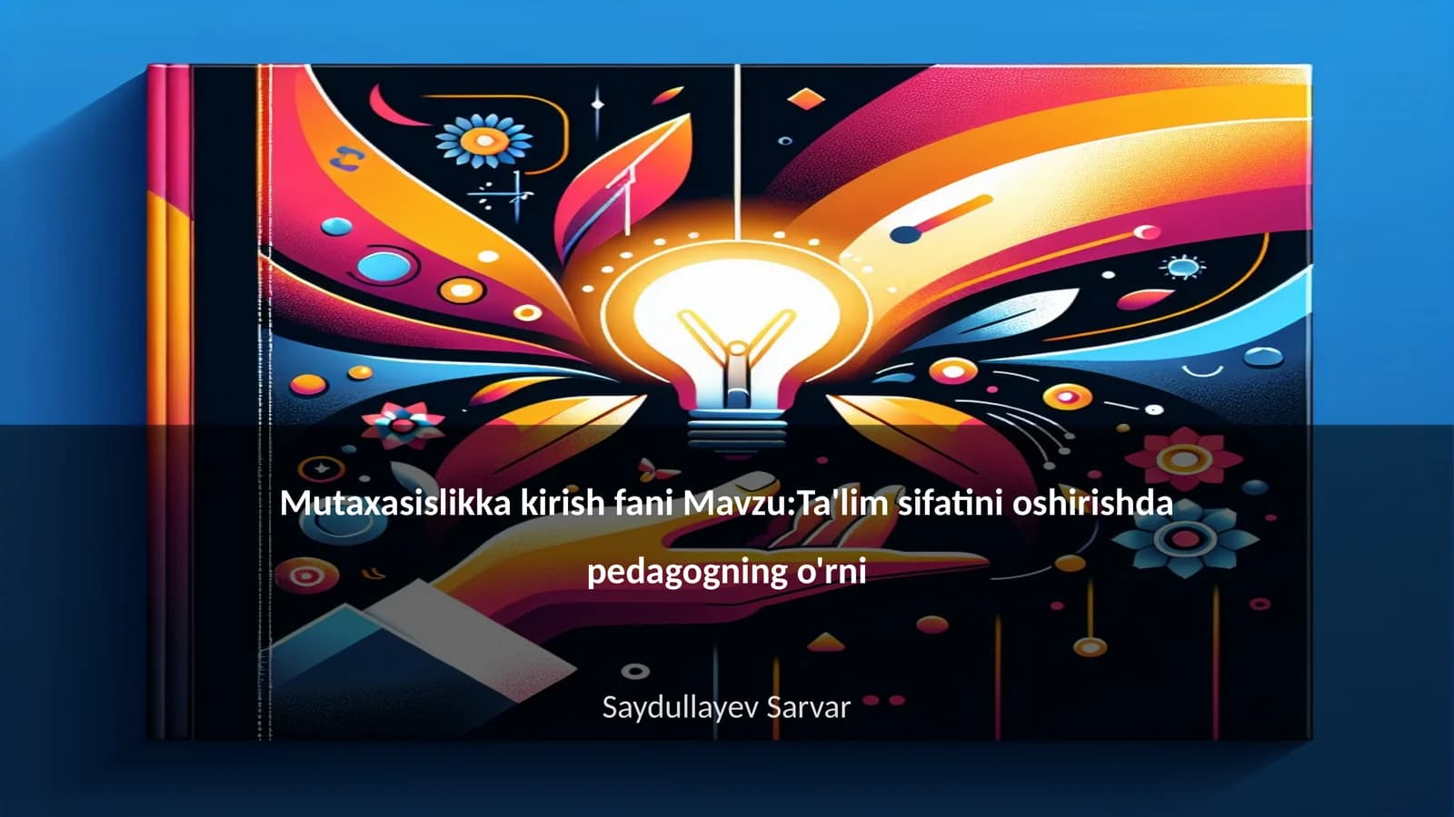 Mutaxasislikka kirish fani