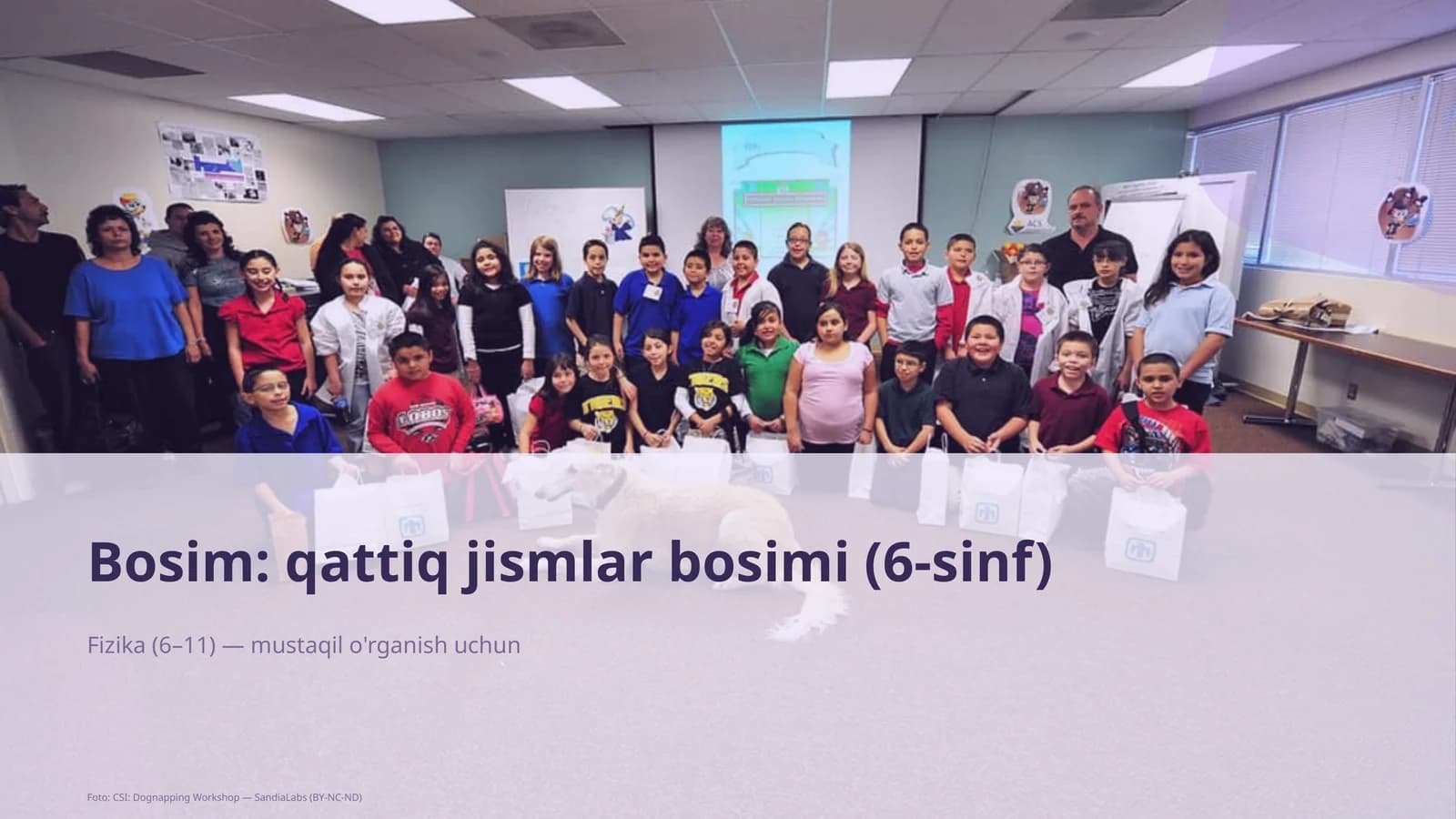 Bosim: qattiq jismlar bosimi (6-sinf)