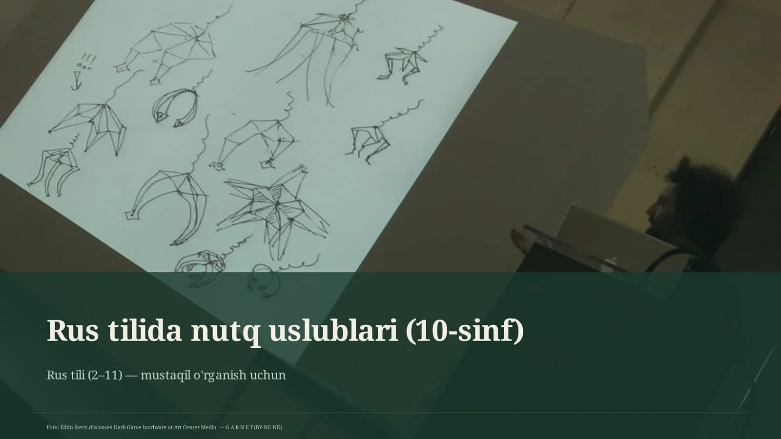Rus tilida nutq uslublari (10-sinf)