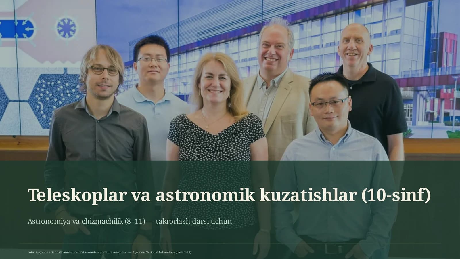 Teleskoplar va astronomik kuzatishlar (10-sinf)