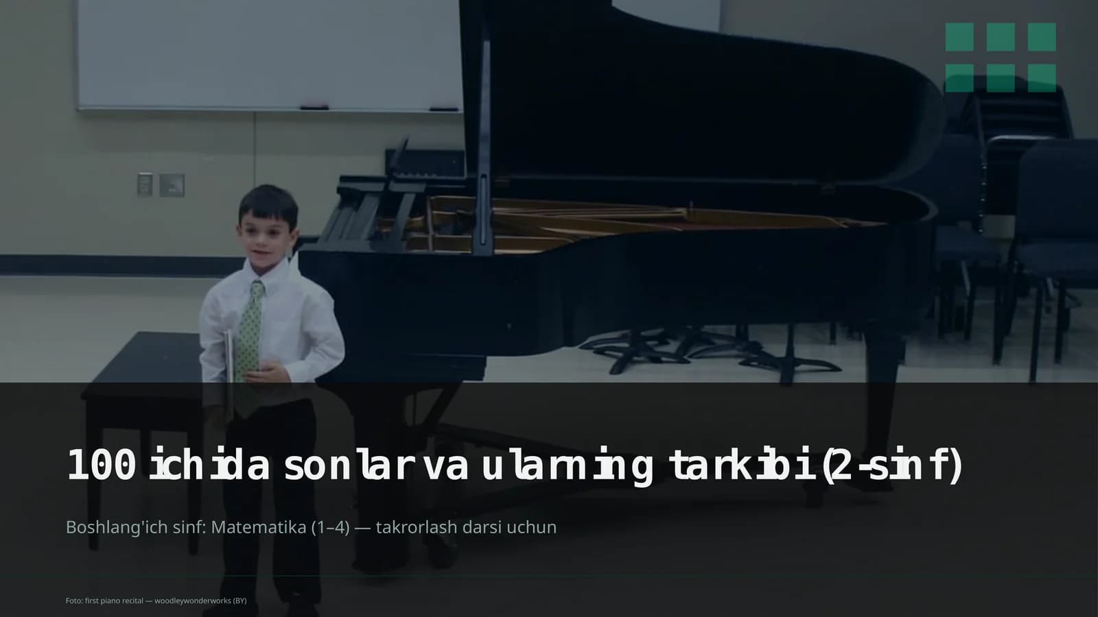 100 ichida sonlar va ularning tarkibi (2-sinf)