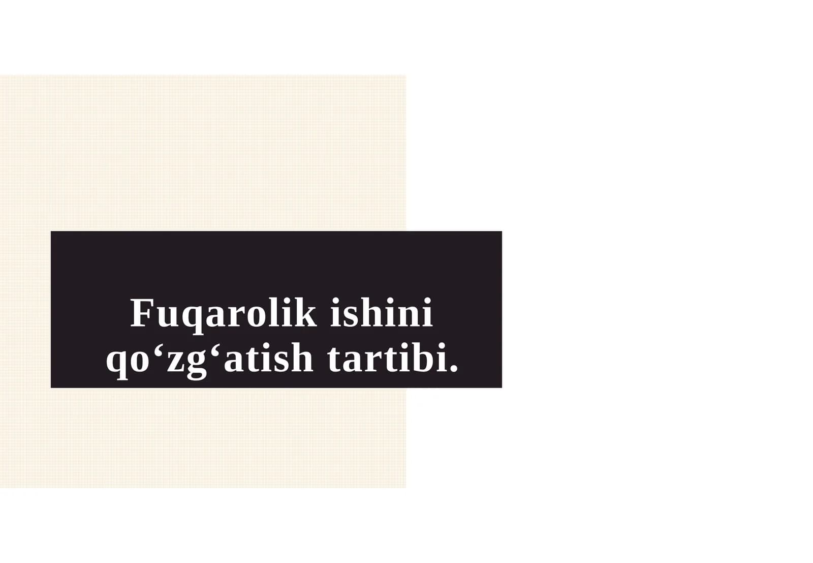 Fuqarolik ishini qo‘zg‘atish tartibi