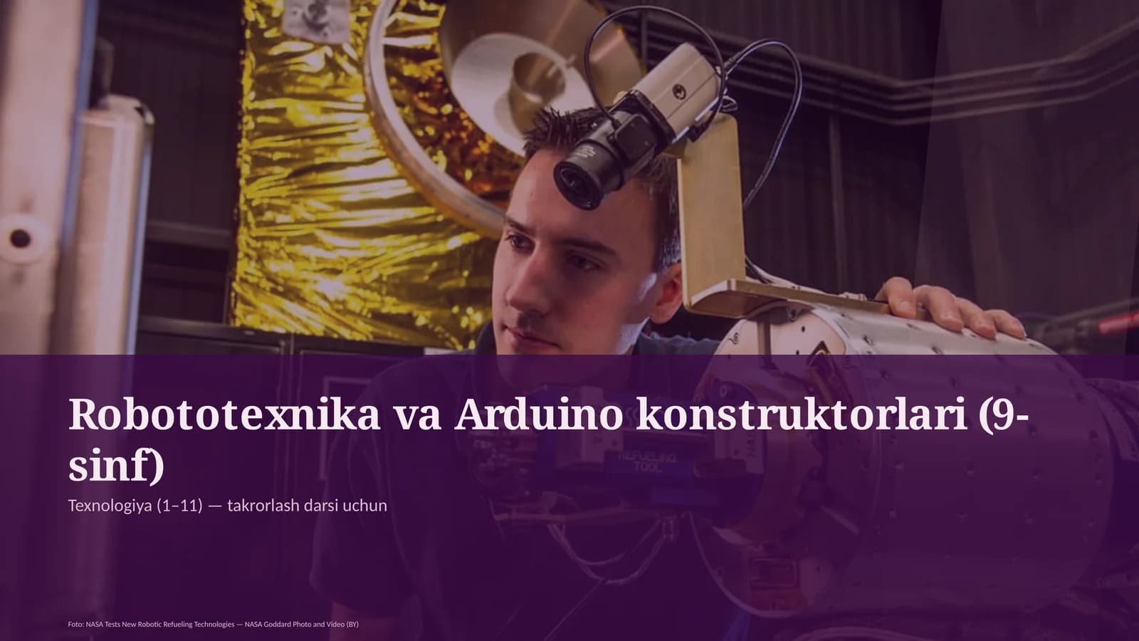 Robototexnika va Arduino konstruktorlari (9-sinf)