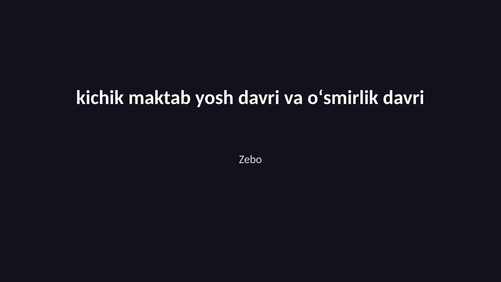 Zebo